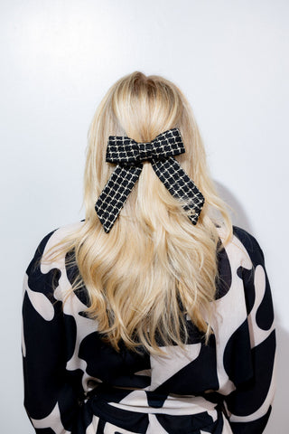 Josie Tweed Hairclip Bow