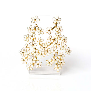 Enamel Flower Earring