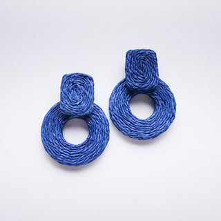 Raffia Square Hoop
