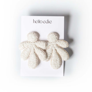 Beaded Fan Earring
