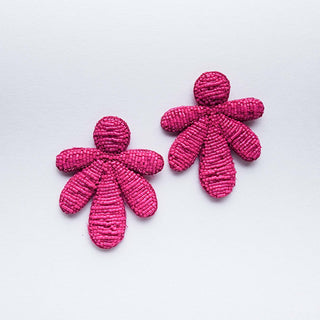 Beaded Fan Earring