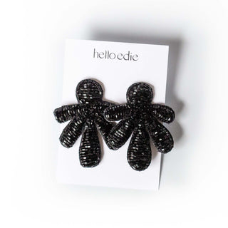 Beaded Fan Earring