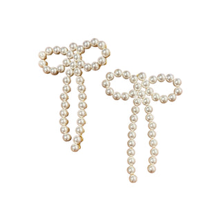 Pearl Bow Earring