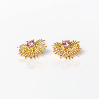 Pave Starburst Studs