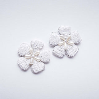 Ivory Beaded Poppy