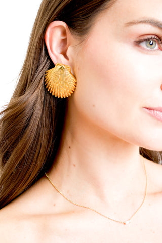 Libby Scallop Seashell Earring