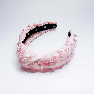 Gingham Butterfly Knot Headband