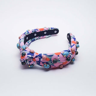 70s Embellished Floral Knot