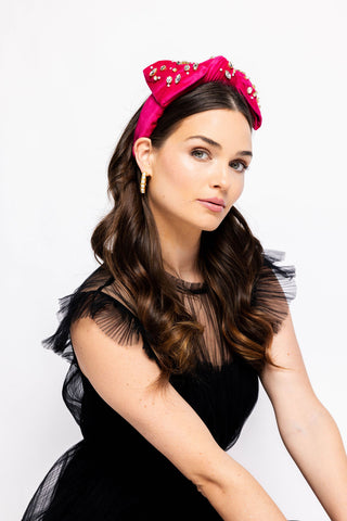 Clara Embellished Bow Headband