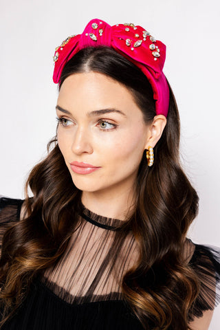 Clara Embellished Bow Headband