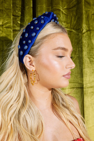 Gold Poppy Hoop