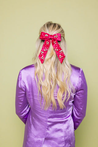 Clara Embellished Hairclip Bow
