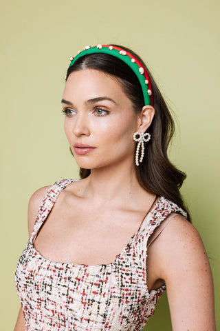 Pearl Bow Earring