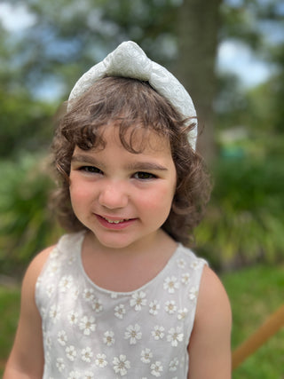 Bella Iris Jacquard Knot Headband