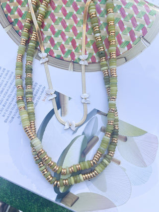 Beaded Jade Necklace