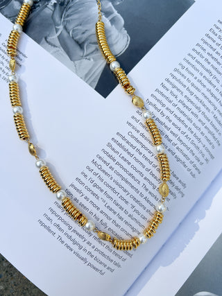 Libby Shell Beaded Necklace