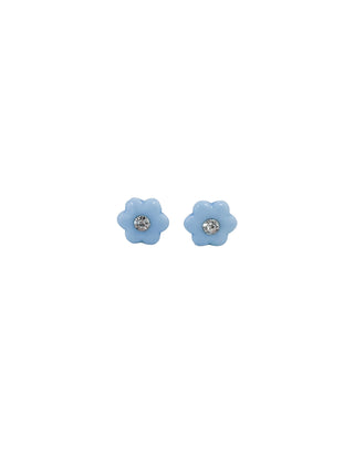 Enamel Flower Stud