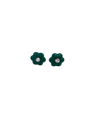 Enamel Flower Stud
