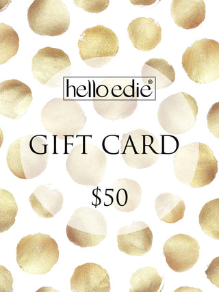 Hello Edie Gift Card