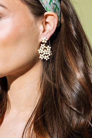 Enamel Flower Earring