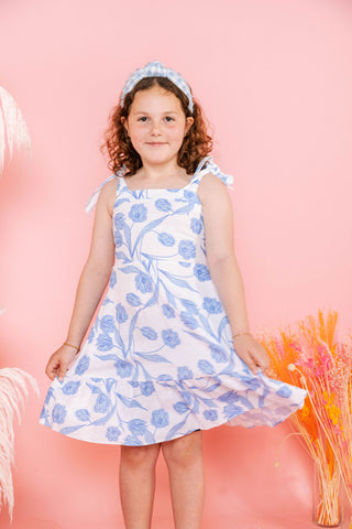 Gingham Butterfly Knot Headband