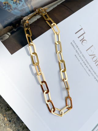 SS Oversized Paper Clip Chain