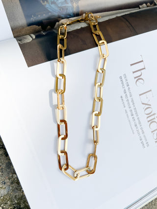 SS Oversized Paper Clip Chain