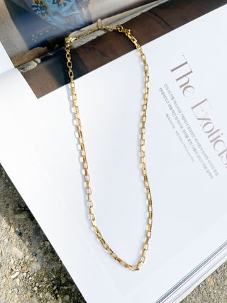 SS Chunky Box Necklace