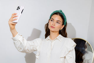 Kelly Tweed Heart Knot Slim Embellished