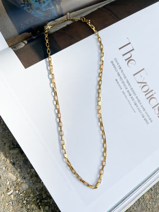 SS Chunky Box Necklace