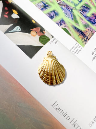 Gold Filled Large Shell Charm