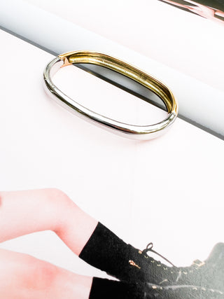 Two Tone Square Bangle