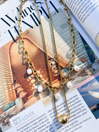 Goldie Venetian Box Necklace