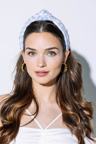 Gingham Butterfly Knot Headband